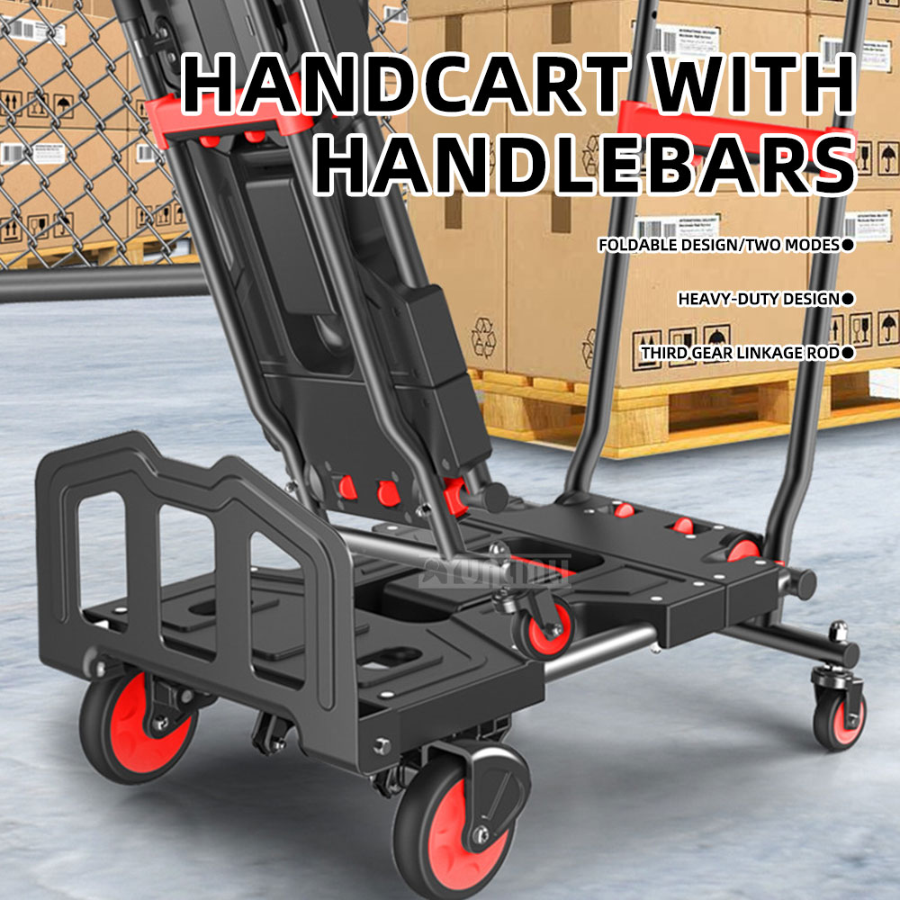 Outdoor Camping Trolley - Multi-Function Outdoor Camping Folding Cart,Portable Foldable