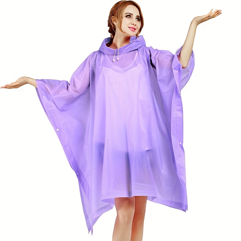 Rain Ponchos For Adults Pouch  - Camping Rain Poncho 评论和价格