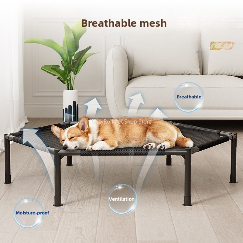 1-2 layer High Bed Dog Bed Bre - Outdoor Camping Dog Bed 评论和价格