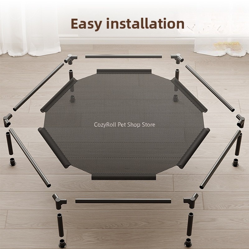 1-2 layer High Bed Dog Bed Bre - Outdoor Camping Dog Bed 评论和价格