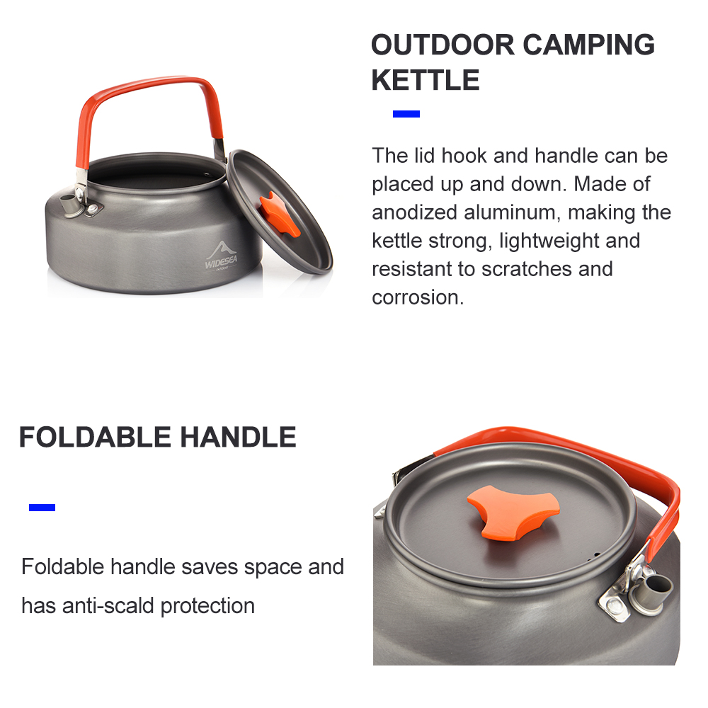 Widesea 1.1L 2L1.5L Camping Wa - Outdoor Camping Dining Set 评论和价格