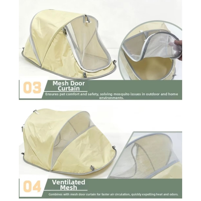 Portable Pop Up Dog Tent Sun P - Outdoor Camping Dog Bed 评论和价格