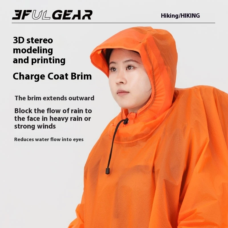 3F UL GEAR Ultralight Hiking R - Camping Rain Poncho 评论和价格