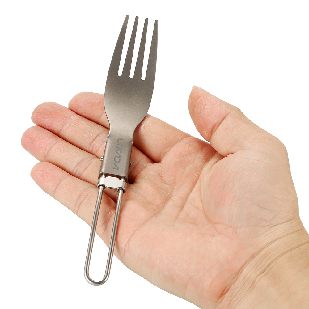 Lixada Titanium Folding Fork U - Outdoor Camping Dining Set 评论和价格