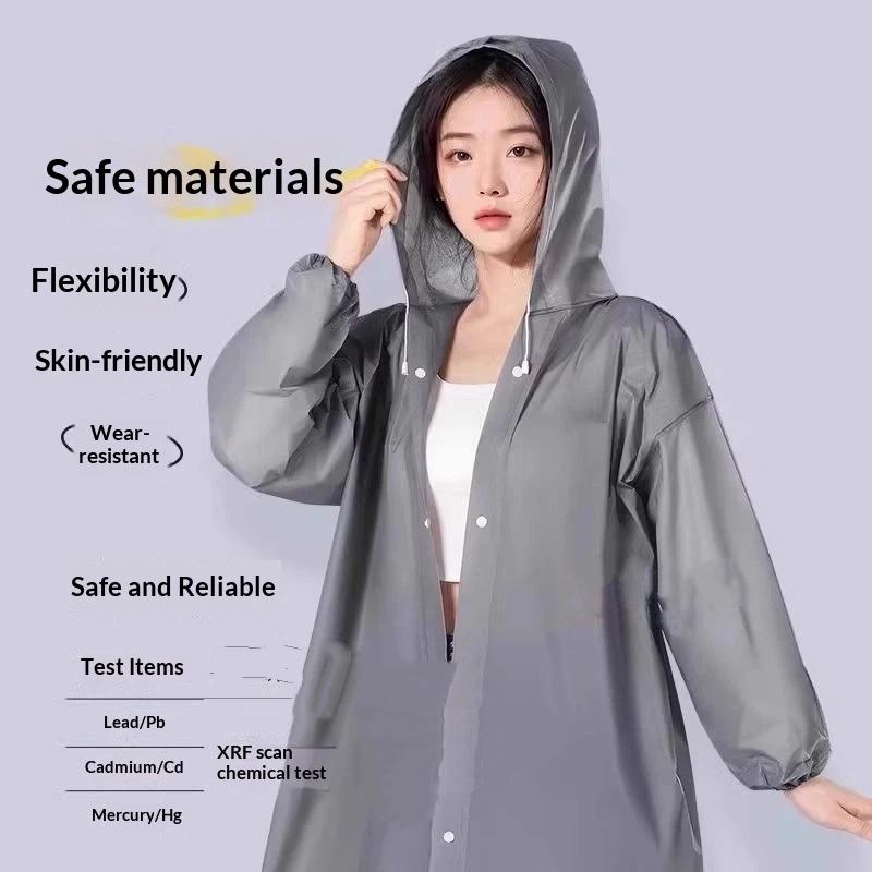 New Raincoat Women Men Imperme - Camping Rain Poncho 评论和价格
