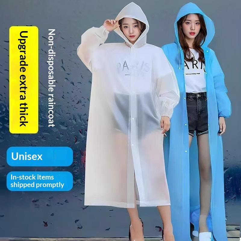 New Raincoat Women Men Imperme - Camping Rain Poncho 评论和价格
