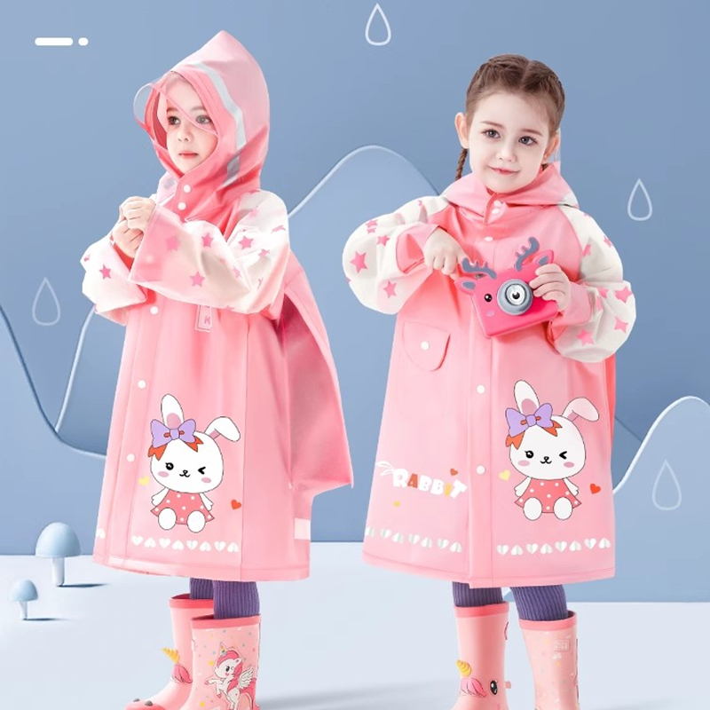 Kids Raincoat Waterproof Rain  - Camping Rain Poncho 评论和价格