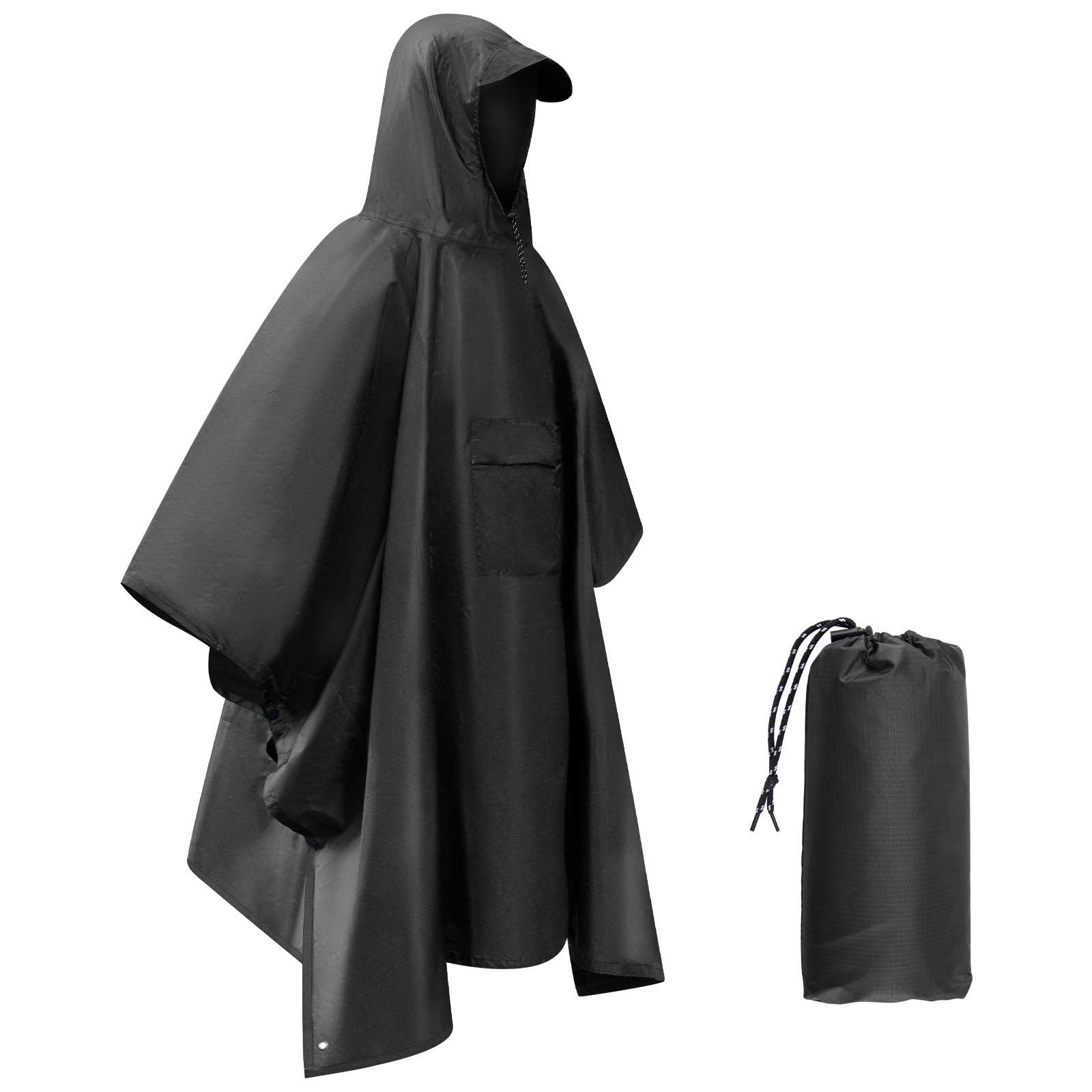 Adult Rain Poncho Lightweight  - Camping Rain Poncho 评论和价格