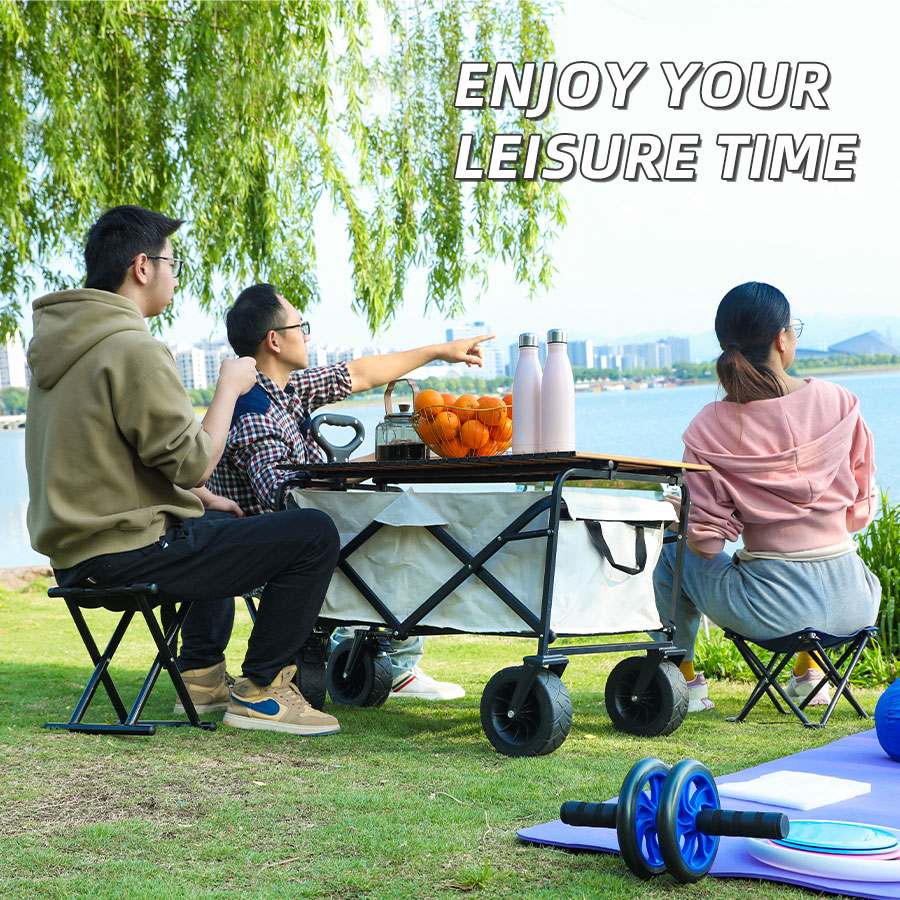 Large Weight Capacity Heavy Du - Outdoor Camping Trolley 评论和价格