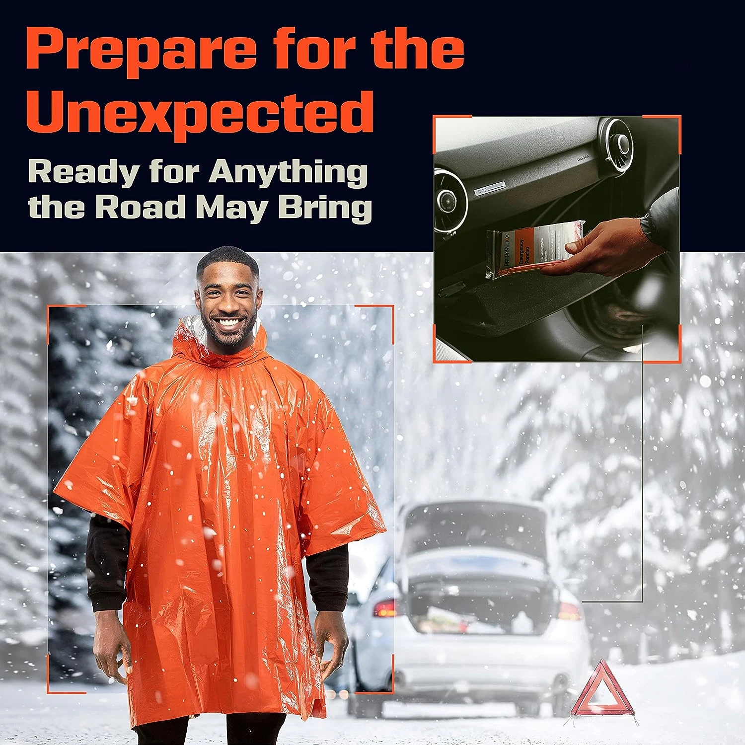 Emergency Rain Poncho Thermal  - Camping Rain Poncho 评论和价格
