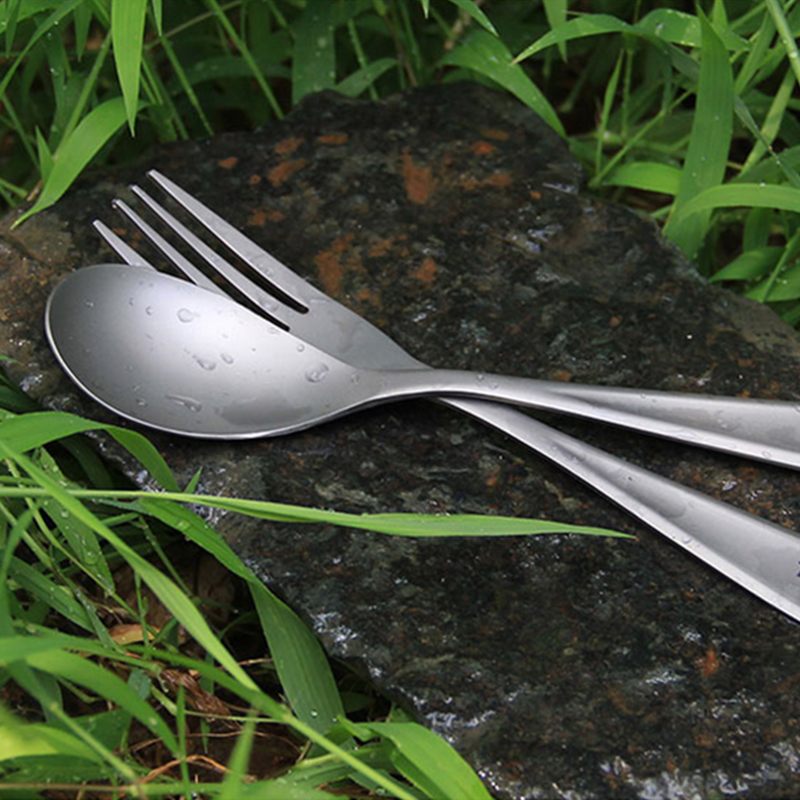 Tiartisan Titanium Fork Spoon  - Outdoor Camping Dining Set 评论和价格