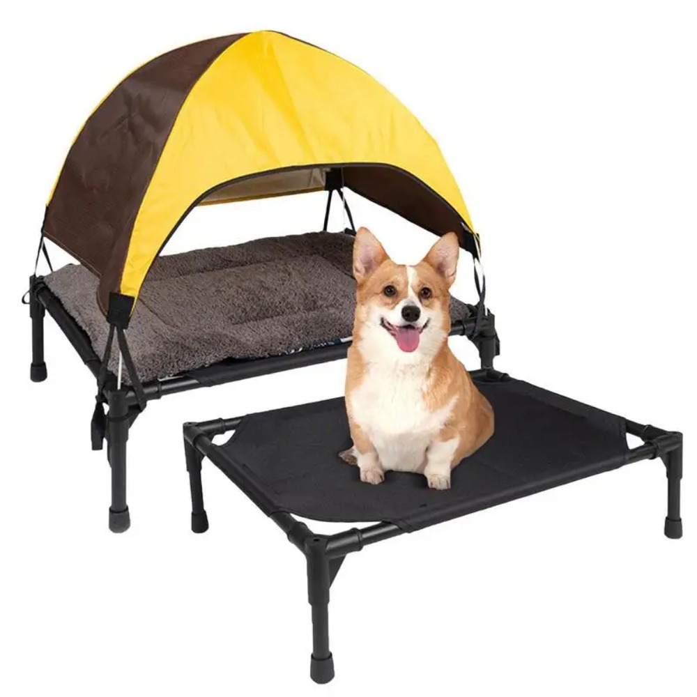 Outdoor Elevated Dog Bed, Fold - Outdoor Camping Dog Bed 评论和价格