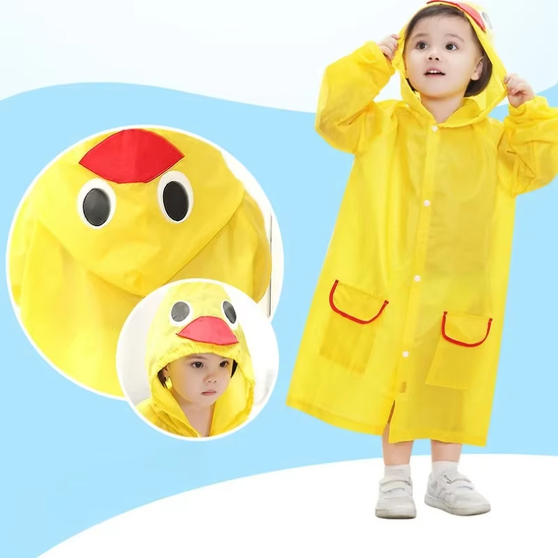 Kids Raincoat Cartoon Animal S - Camping Rain Poncho 评论和价格