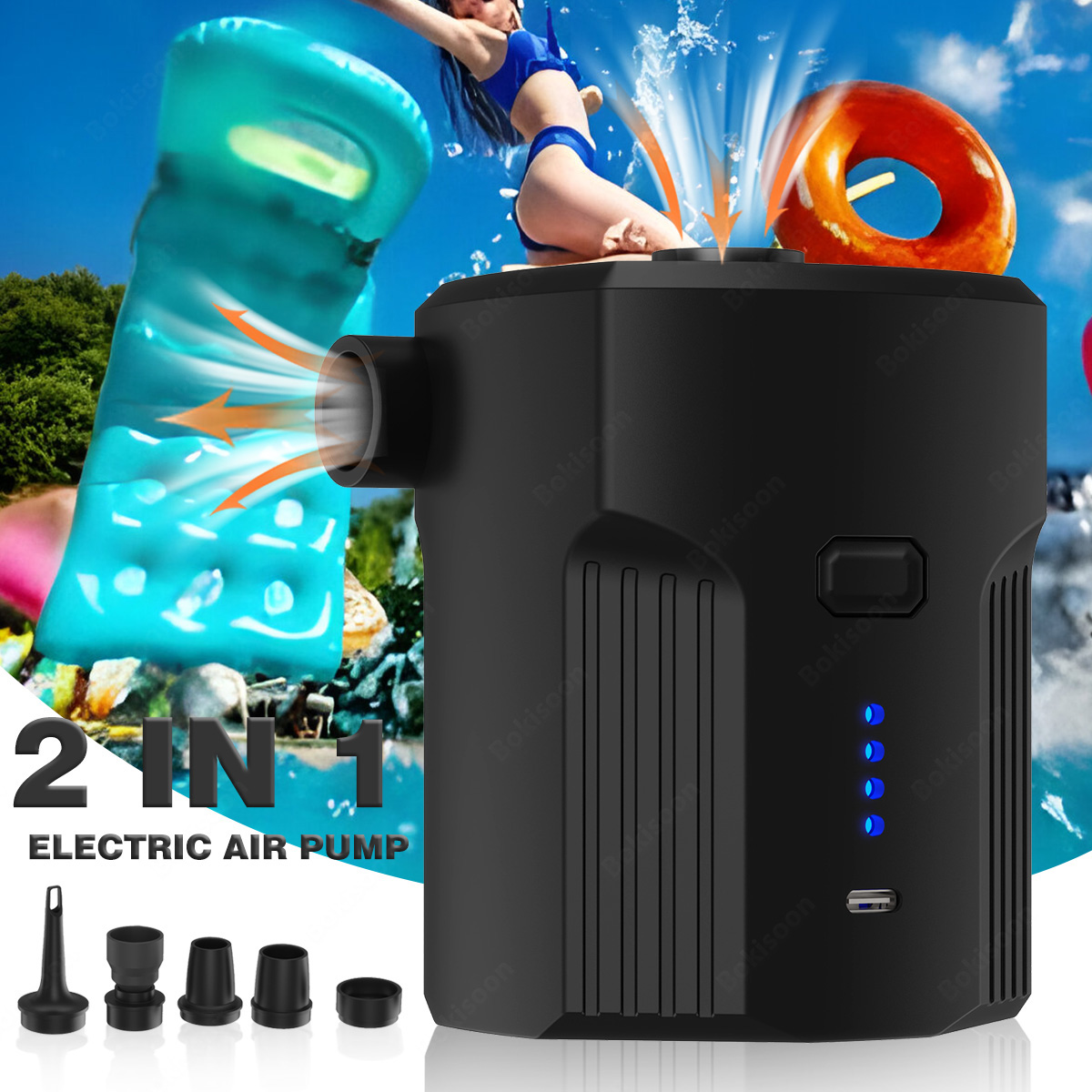 Portable Electric Air Pump for - Bed Outdoor Camping 评论和价格