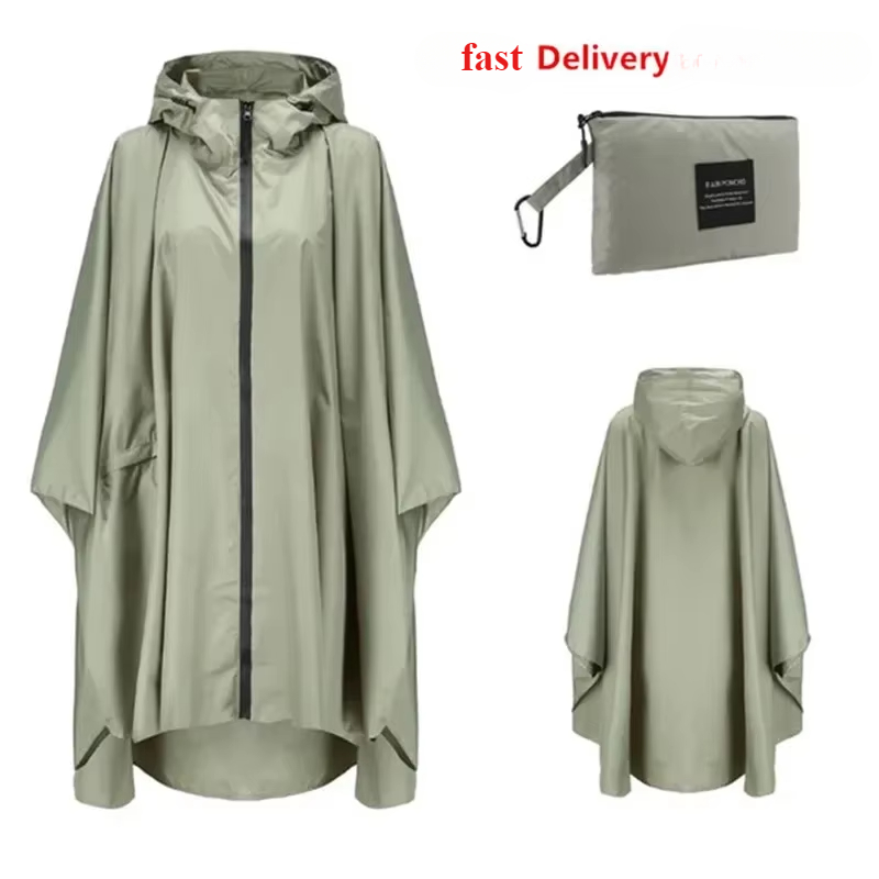Nylon Motorcycle Adults Rainco - Camping Rain Poncho 评论和价格