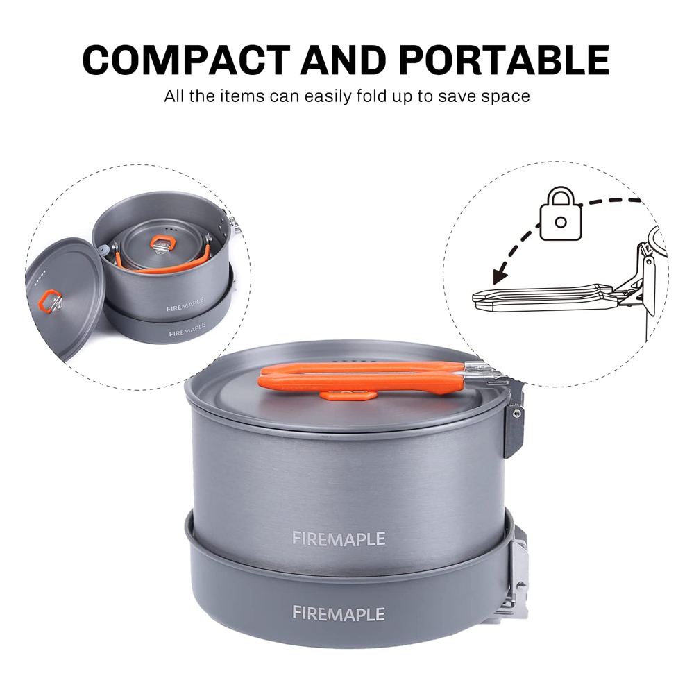 Fire Maple Camping Cookware Ut - Outdoor Camping Dining Set 评论和价格