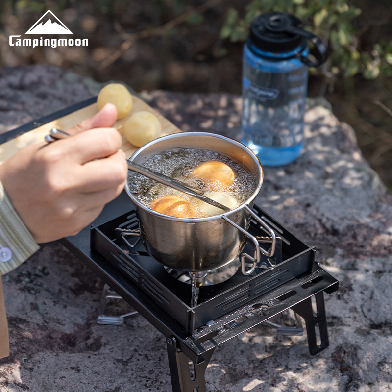 CAMPINGMOON 600ml Stainless St - Outdoor Camping Dining Set 评论和价格
