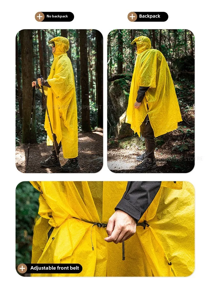 15D/210T Raincoat Waterproof R - Camping Rain Poncho 评论和价格
